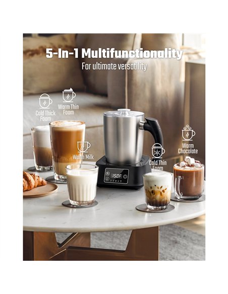 Commercial Electric Multifunction Milk Frother 500W Stainless Steel | Professional CS25MF0901