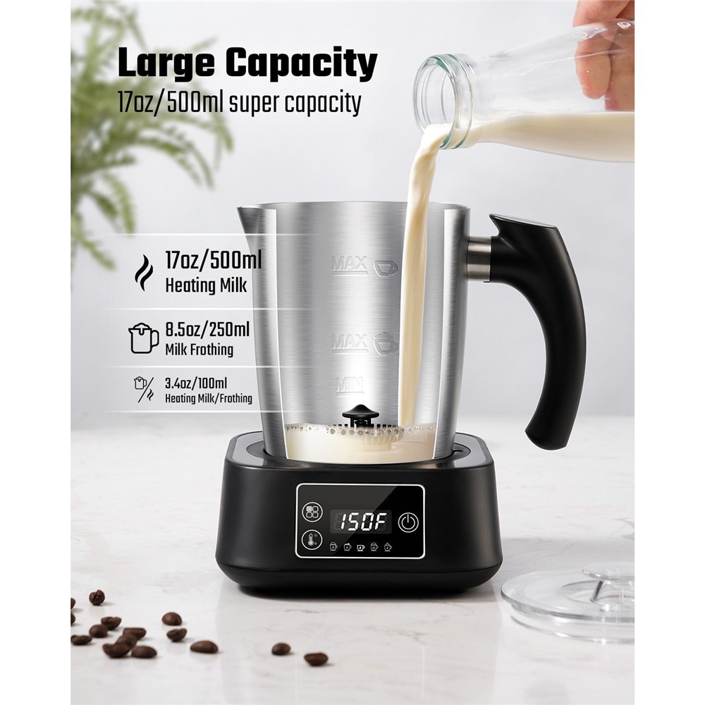 Commercial Electric Multifunction Milk Frother 500W Stainless Steel | Professional CS25MF0901