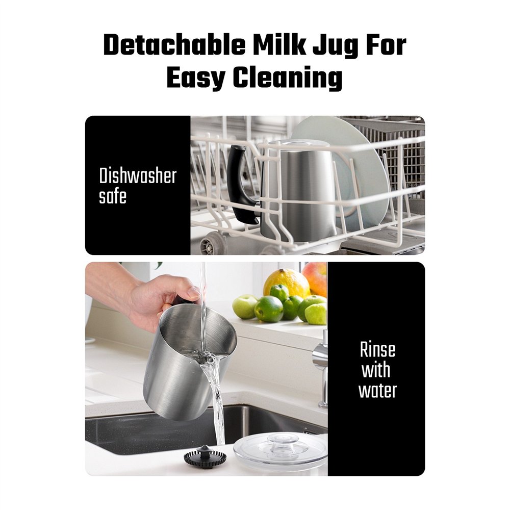 Commercial Electric Multifunction Milk Frother 500W Stainless Steel | Professional CS25MF0901