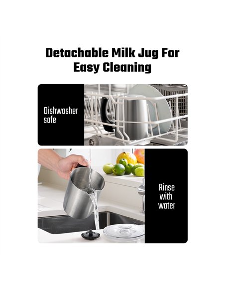 Commercial Electric Multifunction Milk Frother 500W Stainless Steel | Professional CS25MF0901