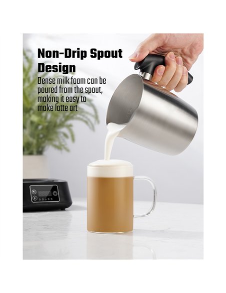Commercial Electric Multifunction Milk Frother 500W Stainless Steel | Professional CS25MF0901