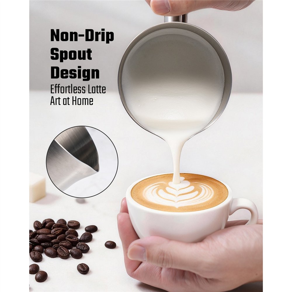 Commercial Electric Multifunction Milk Frother 500W Stainless Steel | Professional CS25MF0901