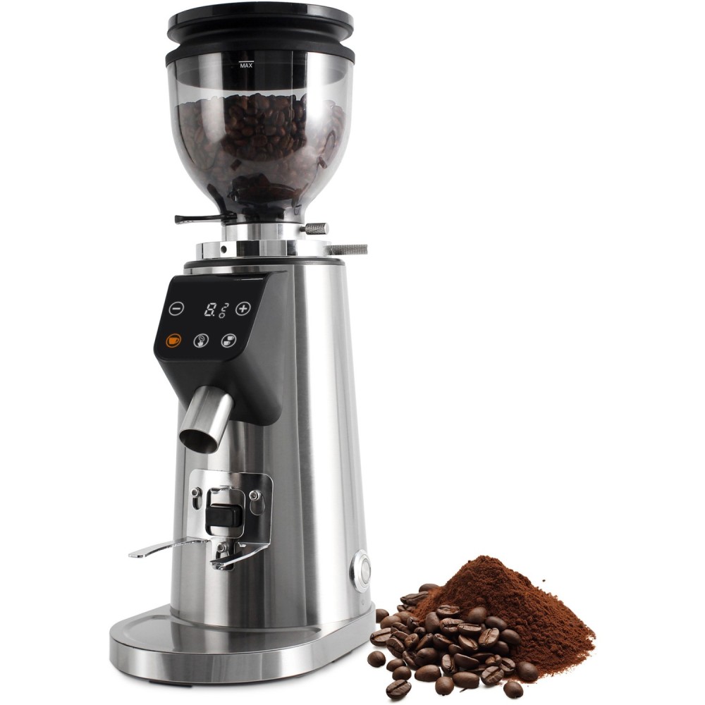 Commercial Electric Conical Burr Coffee Grinder 150W with 245g Bean Hopper | Professional CS25BDCG308