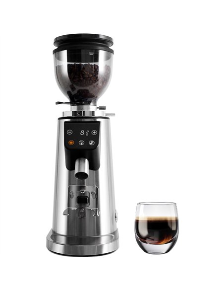Commercial Electric Conical Burr Coffee Grinder 150W with 245g Bean Hopper | Professional CS25BDCG308