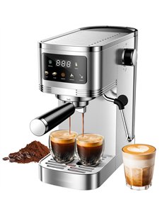 Commercial Espresso Coffee Machine 1350W 20 Bar Stainless Steel | Professional CS25CM1661