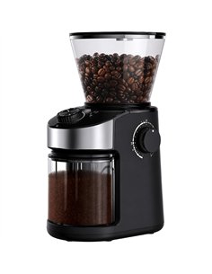 Commercial Flat Burr Coffee Grinder 150W with 240g Bean Hopper Black | Professional CS25CG836B