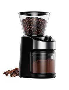 Commercial Flat Burr Coffee Grinder 150W with 240g Bean Hopper Black | Professional CS25CG836B 2
