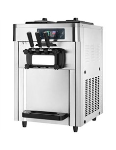Commercial Countertop Soft Ice Cream Machine 16–22L/h 2100W 3 Flavour Twin Hopper 540×750×850mm | Professional CS25RC168G 2