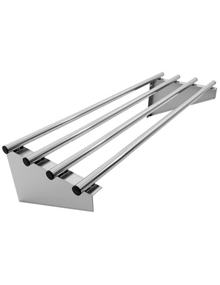 Commercial Stainless Steel Wall Mounted Rack 600×300×230mm 4 Tube | Professional CS25RTW130060