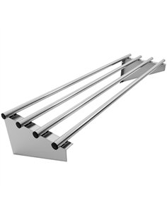 Commercial Stainless Steel Wall Mounted Rack 1000×300×230mm 4 Tube | Professional CS25RTW130100