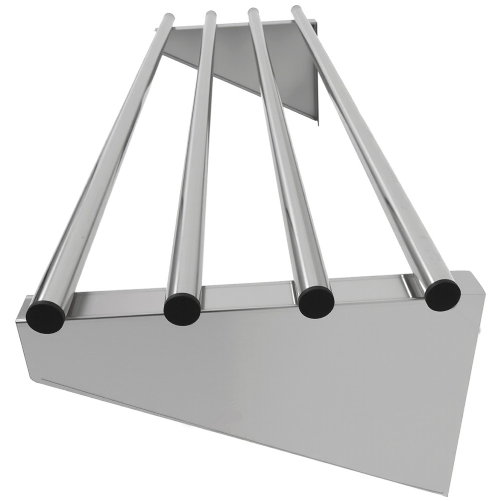 Commercial Stainless Steel Wall Mounted Rack 1000×300×230mm 4 Tube | Professional CS25RTW130100