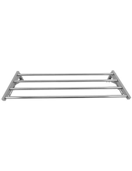 Commercial Foldable Stainless Steel Wall Mounted Rack Shelf 600×300×230mm 4 Tube | Professional CS25TRW50630