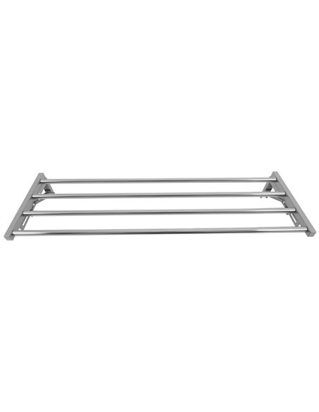 Commercial Foldable Stainless Steel Wall Mounted Rack Shelf 900×300×230mm 4 Tube | Professional CS25TRW50930
