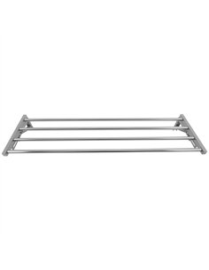 Commercial Foldable Stainless Steel Wall Mounted Rack Shelf 1200×300×230mm 4 Tube | Professional CS25TRW51230