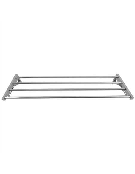 Commercial Foldable Stainless Steel Wall Mounted Rack Shelf 1400×300×230mm 4 Tube | Professional CS25TRW51430