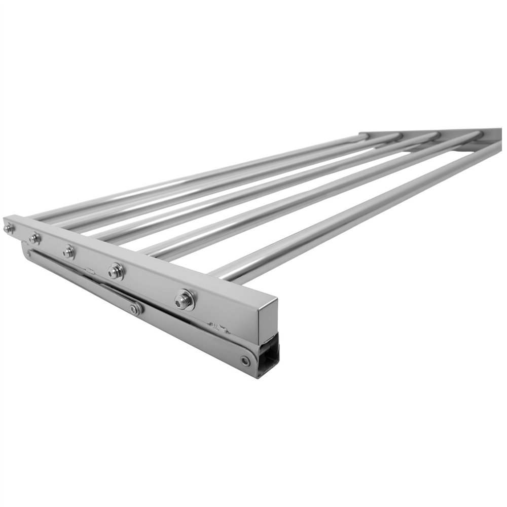 Commercial Foldable Stainless Steel Wall Mounted Rack Shelf 600×400×230mm 5 Tube | Professional CS25TRW50640