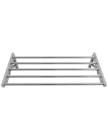 Commercial Foldable Stainless Steel Wall Mounted Rack Shelf 800×400×230mm 5 Tube | Professional CS25TRW50840
