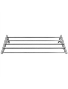 Commercial Foldable Stainless Steel Wall Mounted Rack Shelf 1000×400×230mm 5 Tube | Professional CS25TRW51040