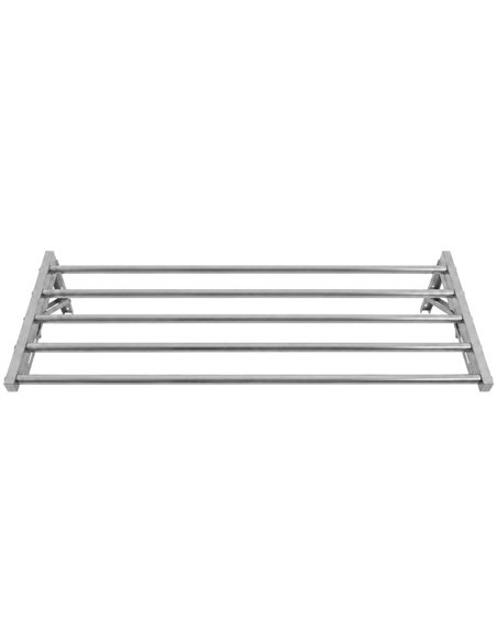 Commercial Foldable Stainless Steel Wall Mounted Rack Shelf 1000×400×230mm 5 Tube | Professional CS25TRW51040