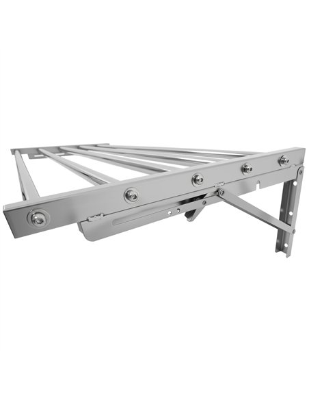 Commercial Foldable Stainless Steel Wall Mounted Rack Shelf 1000×400×230mm 5 Tube | Professional CS25TRW51040