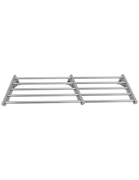 Commercial Foldable Stainless Steel Wall Mounted Rack Shelf 1600×400×230mm 5 Tube | Professional CS25TRW51640