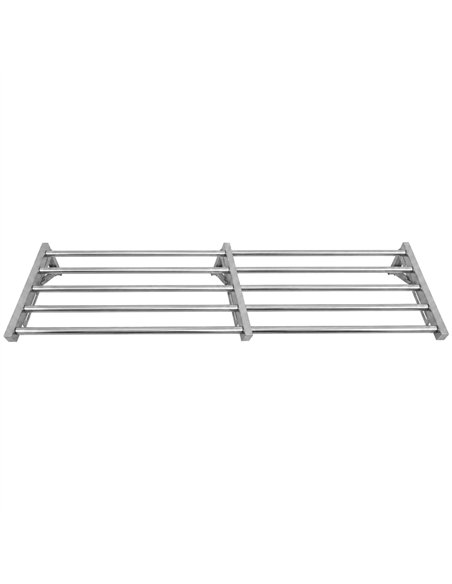 Commercial Foldable Stainless Steel Wall Mounted Rack Shelf 1800×400×230mm 5 Tube | Professional CS25TRW51840