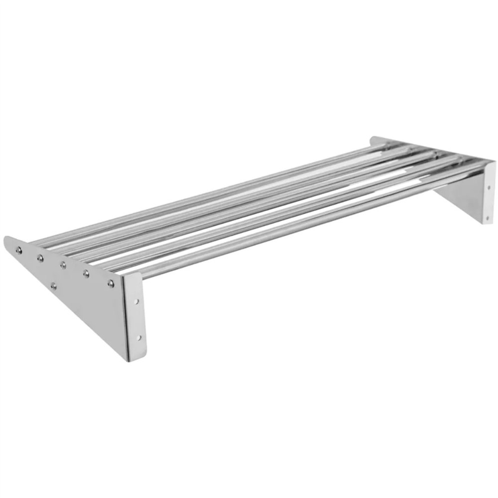 Professional Durable Tubular Wall shelf Stainless steel 1800x320x140mm For Commercial Kitchens