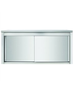 Professional Superior Quality Wall cabinet Sliding doors Stainless steel Width 1000mm Depth 400mm For Catering