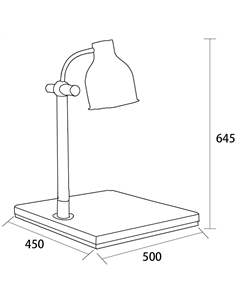 Professional Single Lamp Warming Station with Stainless Steel Base 350x500x700mm for Commercial Kitchens 2