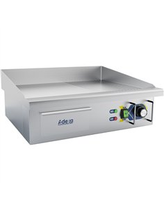 Professional 3kW Electric Commercial Griddle, Smooth/Ribbed, 560x500x240mm - Ideal for Busy Kitchens