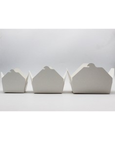 300pcs White Lunch Box 2000ml PE | Stalwart DA-WPLB2000 2