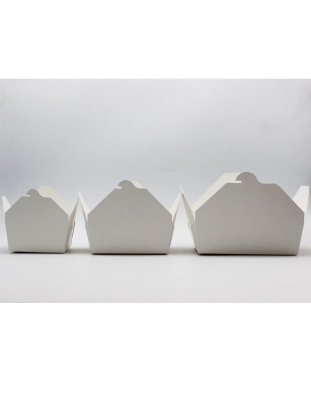 300pcs White Lunch Box 2000ml PE | Stalwart DA-WPLB2000