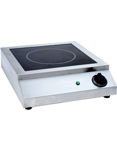 Professional Commercial Electric Infrared Ceramic Glass Cooker, 1 Zone 1.8kW - Ideal for Busy Kitchens