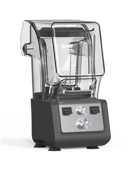 Professional 1500W Blender with Sound Enclosure, 1.5 Litre Capacity, Manual Control - Ideal for Commercial Kitchens