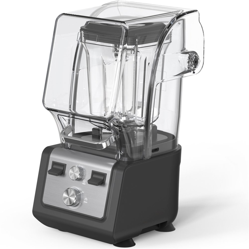 Professional 1500W Blender with Sound Enclosure, 1.5 Litre Capacity, Manual Control - Ideal for Commercial Kitchens