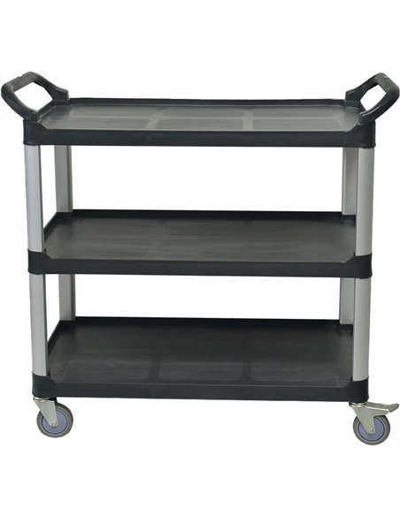 Professional 3-Tier Utility Trolley Cart 810x435x910mm for Commercial Kitchens