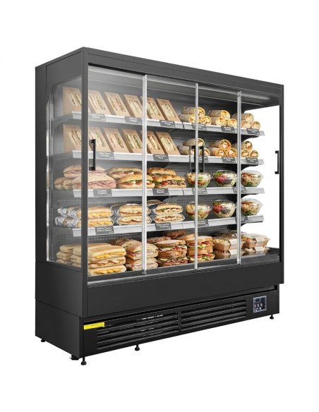 Professional Multi Deck Commercial Display Refrigerator 1940x700x2000mm for Busy Kitchens