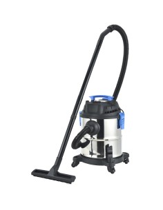 Professional Stainless Steel Wet & Dry Vacuum Cleaner with Blower Function, 20L 1200W - Ideal for Commercial Kitchens