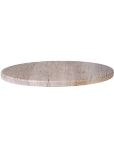 Seamless Round Table Top Grey Wood 30" | Stalwart DA-TT30RGREYWOOD 2