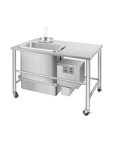 Professional Electric Breading Table GU-1220B Stainless Steel with Automatic Sieving 1220x760x850mm for Commercial Kitchens