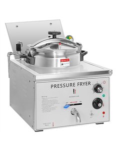 Professional Stainless Steel 16L Commercial Pressure Fryer YXDT16, 570x440x520mm - Ideal for Busy Kitchens