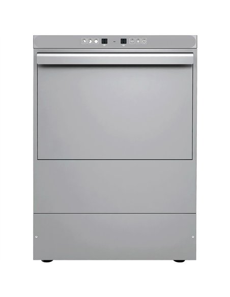 Professional Commercial Digital Dishwasher with 400mm Basket, Rinse, Detergent & Drain Pump - Ideal for Busy Kitchens, Made in E
