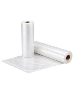 Professional Embossed Vacuum Bag Rolls 28×600cm, 2 Rolls Pack for Commercial Kitchens