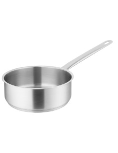 Professional Stainless Steel 2.8L Saucepan 220mm for Commercial Kitchens