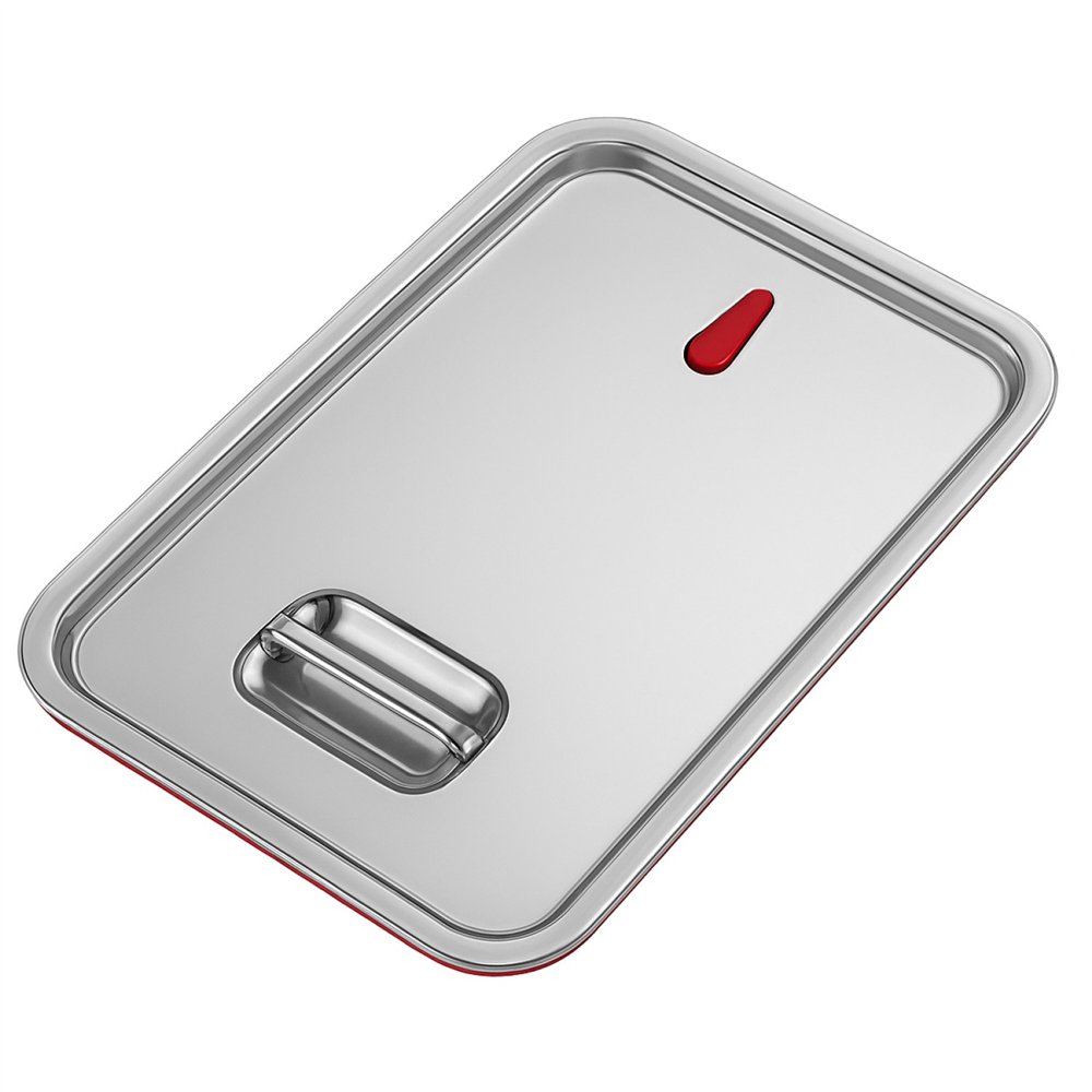 Professional Stainless Steel & Silicone Sealing Gastronorm Container Lid GN 1/1 for Commercial Kitchens