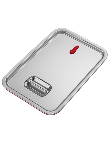 Professional Stainless Steel & Silicone Sealing Gastronorm Container Lid GN 1/1 for Commercial Kitchens