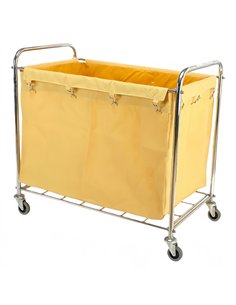 Professional Stainless Steel Laundry Trolley 920×565×930 mm for Commercial Kitchens