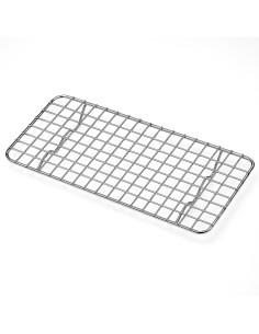 Professional Stainless Steel Flat Grill Rack 1/3 255 × 105 × 15 mm - Ideal for Commercial Kitchens