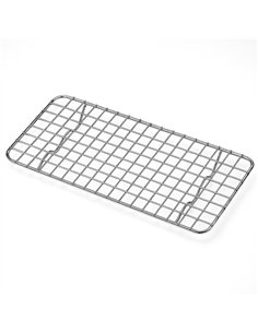 Professional Stainless Steel Flat Grill Rack 1/4 205 × 102 × 15 mm for Busy Kitchens
