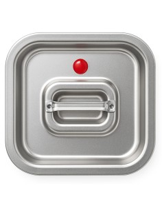 Professional Stainless Steel & Silicone Sealing Gastronorm Container Lid GN 1/6 for Commercial Kitchens